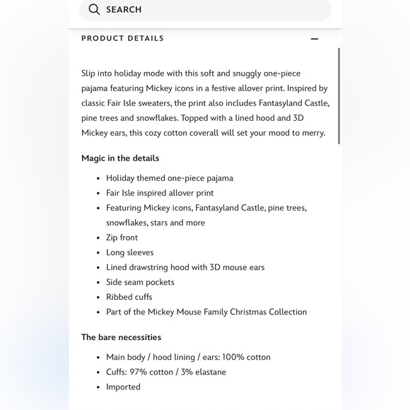 Mickey Mouse Icon Holiday Christmas One-Piece Pajama for Adults | Disney Store - Picture 3 of 7